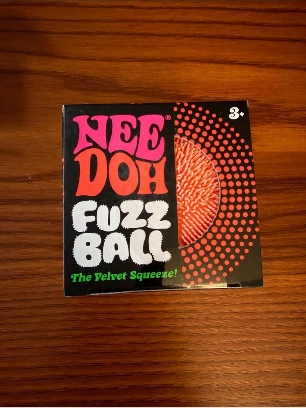 NeeDoh Fuzz Ball - Orange Squishy Sensory Fidget